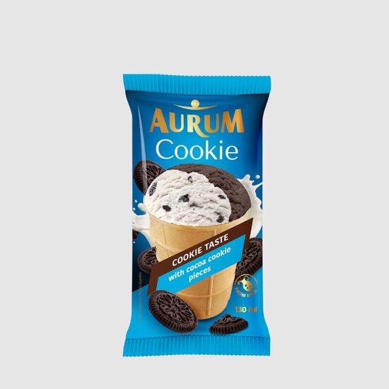 Küpsisemaitseline jäätis šokolaadiküpsise tükkidega 4x130